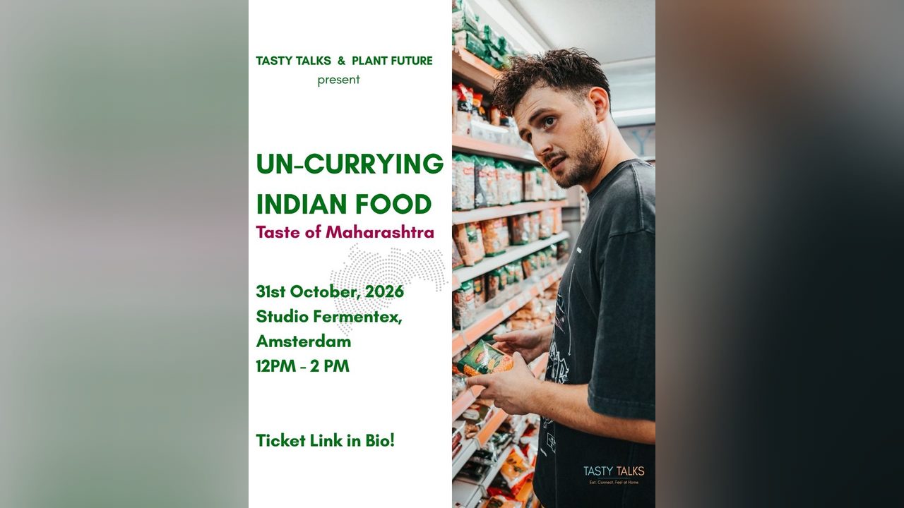 Poster: Uncurrying Indian Food – Taste of Maharashtra, Amsterdam