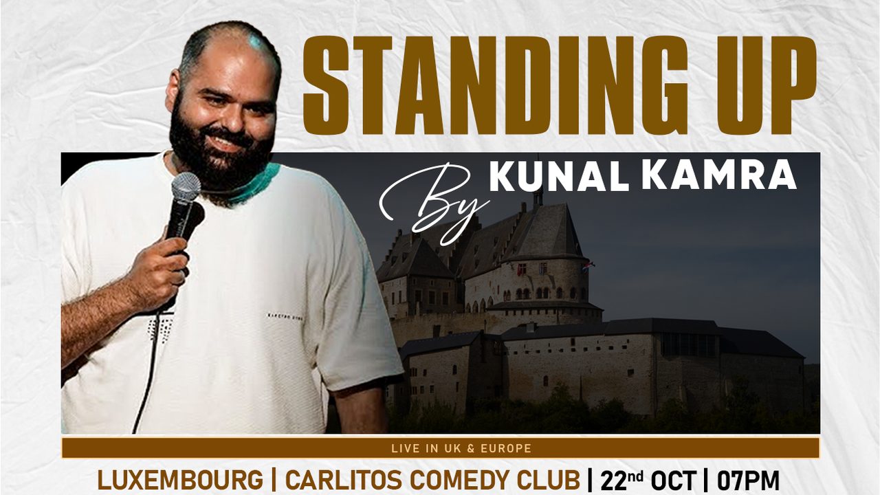 Poster: Kunal Kamra - Live in Luxembourg, Luxembourg