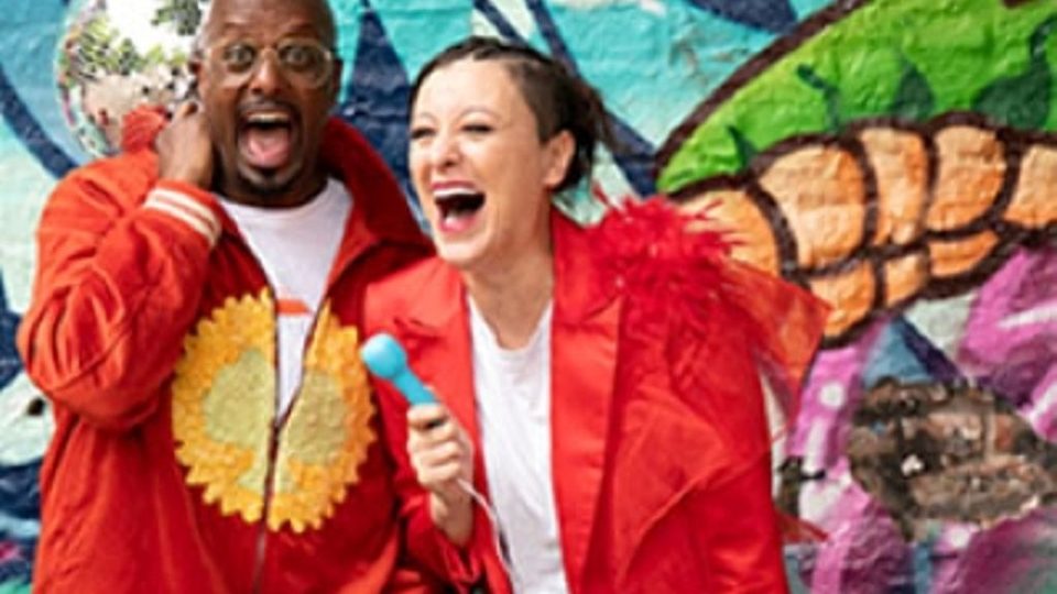 Poster: Annie Heger & Yared Dibaba „Op de Fründschop!“, Kiel