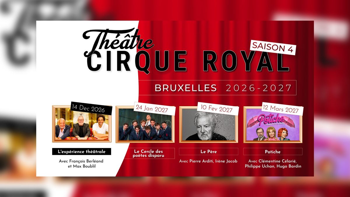 Poster: Potiche with Abonnement Théâtre au Cirque Royal, Brussels