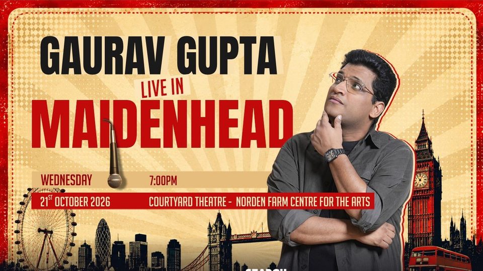 Poster: Gaurav Gupta - Live in Maidenhead