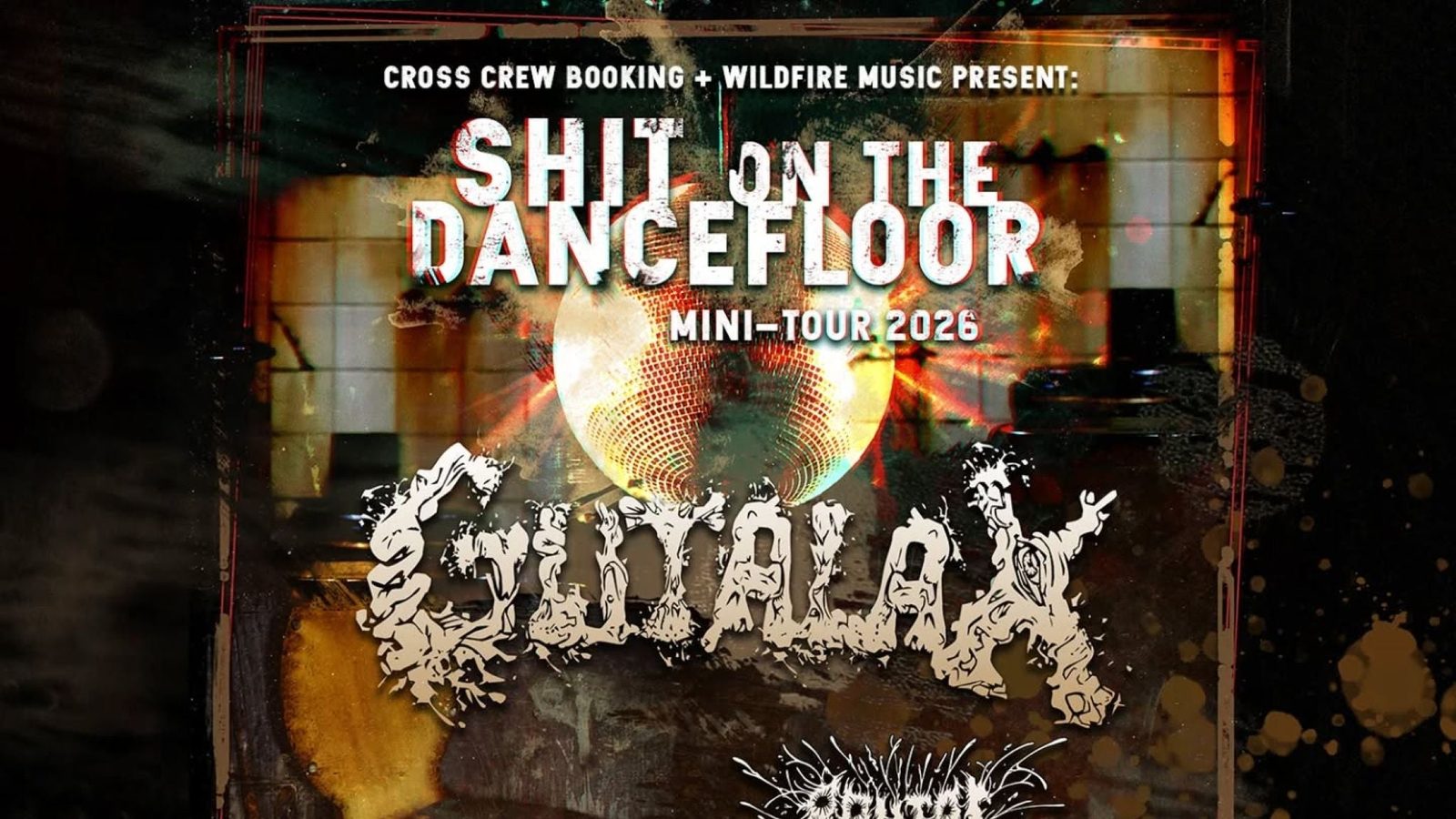 Poster: Gutalax – "Shit on the Dancefloor Mini Tour 2026", Jena