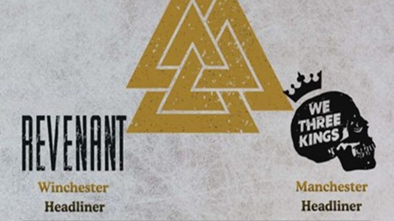Poster: The Valknut Tour - The Soul Revival + We Three Kings + Revenant with Reverant, Cannock