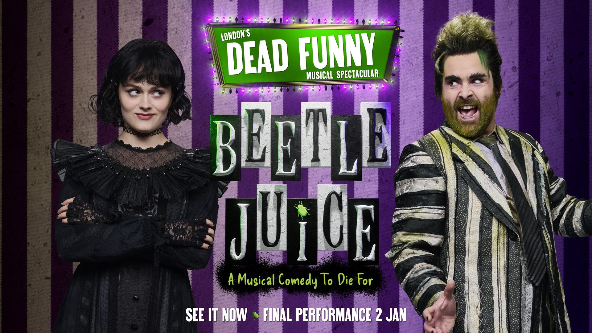 Poster: Beetlejuice, London