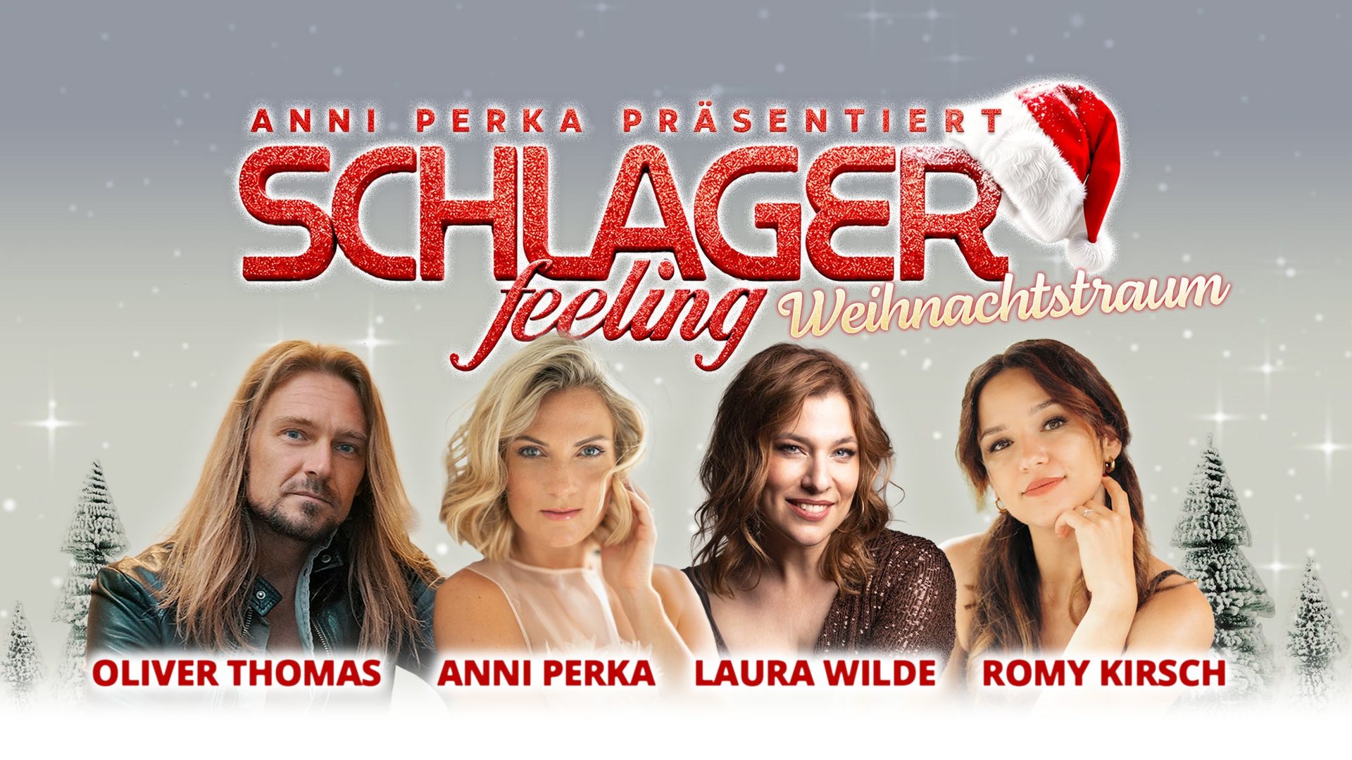 Poster: SCHLAGERfeeling Weihnachtstraum with Laura Wilde, Landshut