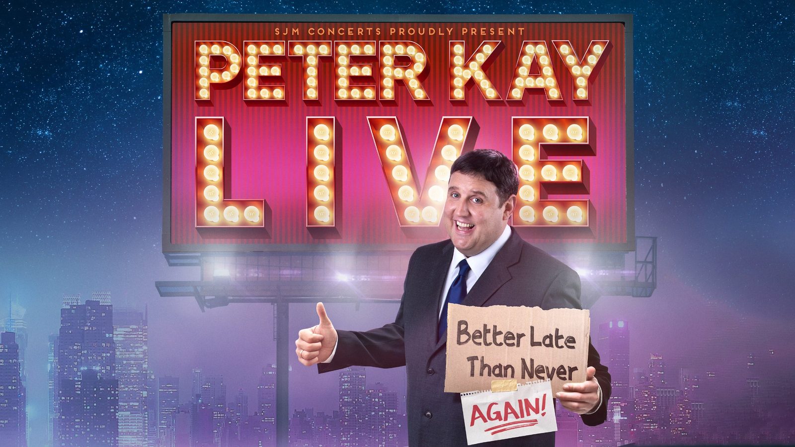 Poster: Peter Kay Live, Kingston upon Hull