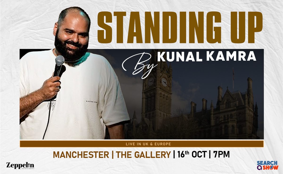 Poster: Kunal Kamra - Live in Manchester, Manchester