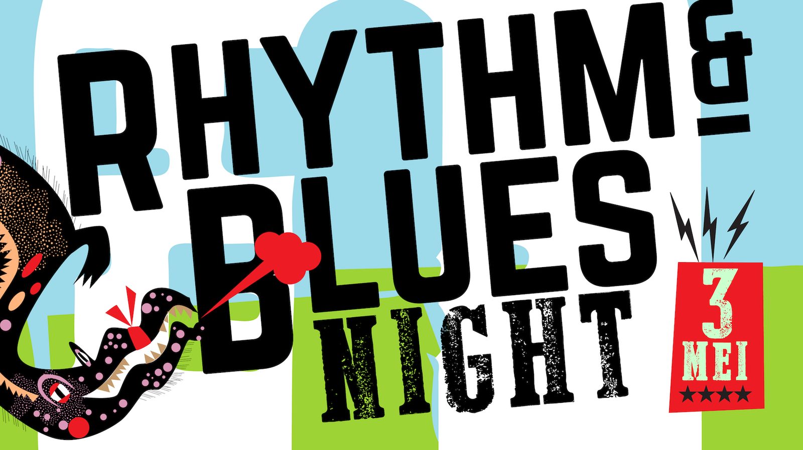 Poster: Rhythm & Blues Night, Groningen