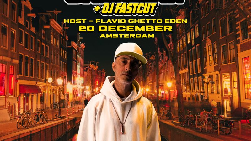 Poster: BABAMAN -Live Amsterdam with Flavio Ghetto Eden & DJ Fastcut, Amsterdam