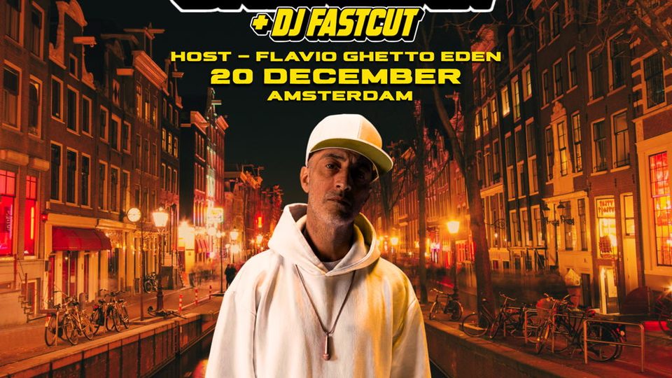 Poster: BABAMAN -Live Amsterdam with Flavio Ghetto Eden & DJ Fastcut, Amsterdam