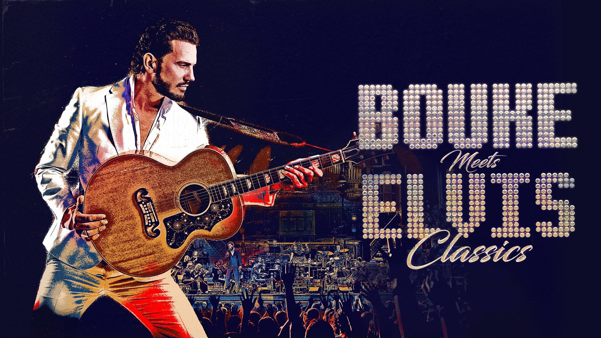 Poster: BOUKE - with symphonic orchestra with Bouke and the Elvis Matters Band, Amsterdam