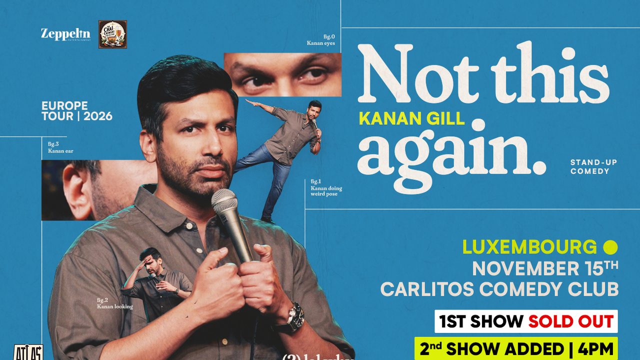 Poster: Kanan Gill - Live in Luxembourg, Luxembourg