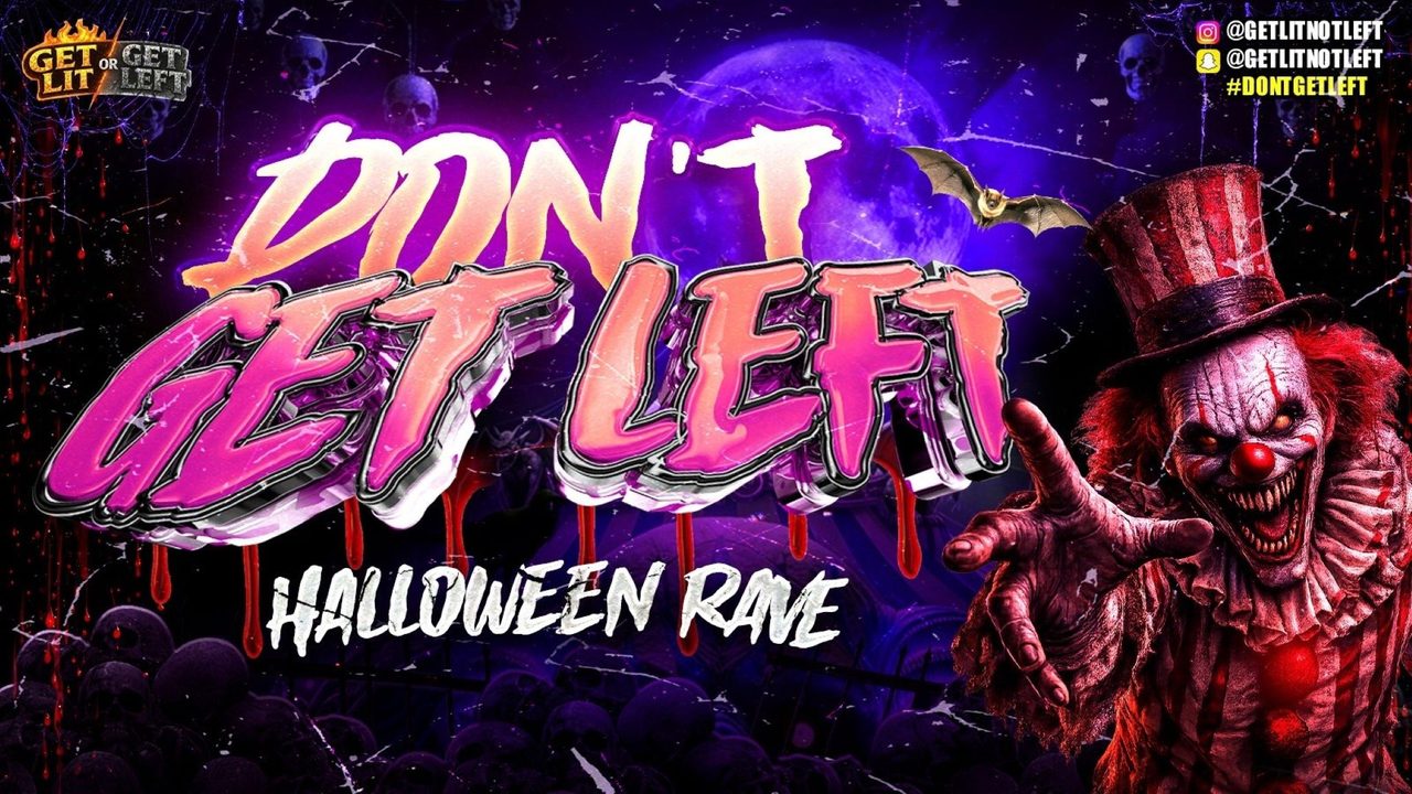 Poster: GET LIT HALLOWEEN RAVE - MIDLANDS, Birmingham
