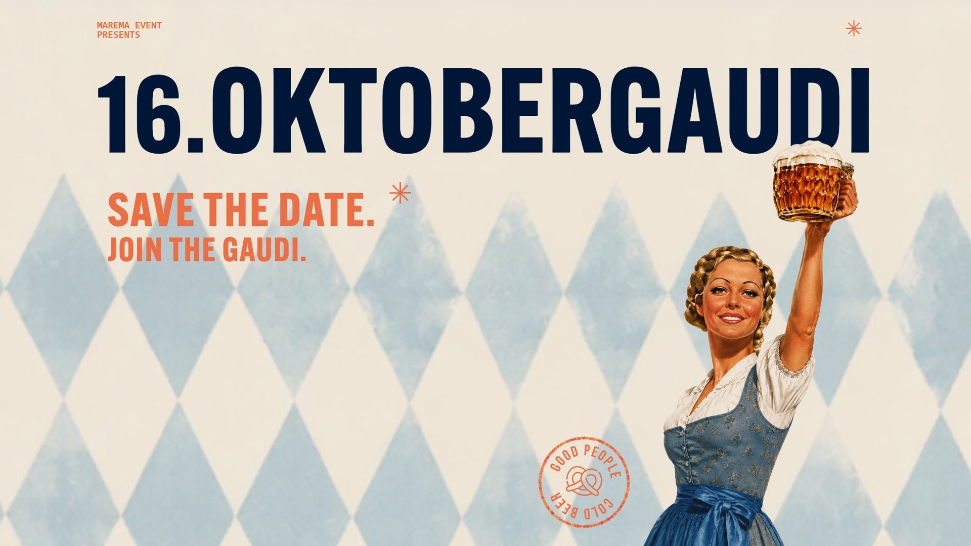 Poster: 16. Oktobergaudi Aurich with Oktoberfest Aurich, Aurich