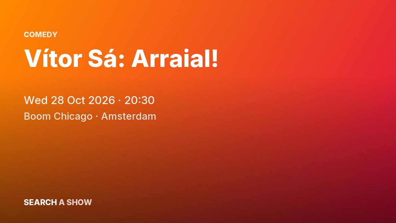 Poster: Vítor Sá: Arraial!, Amsterdam