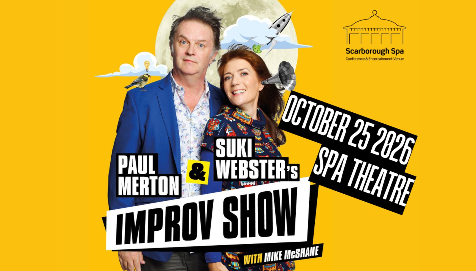 Poster: Paul Merton and Suki Webster's Improv Show with Paul Merton & Suki Webster's Improv Show, Scarborough