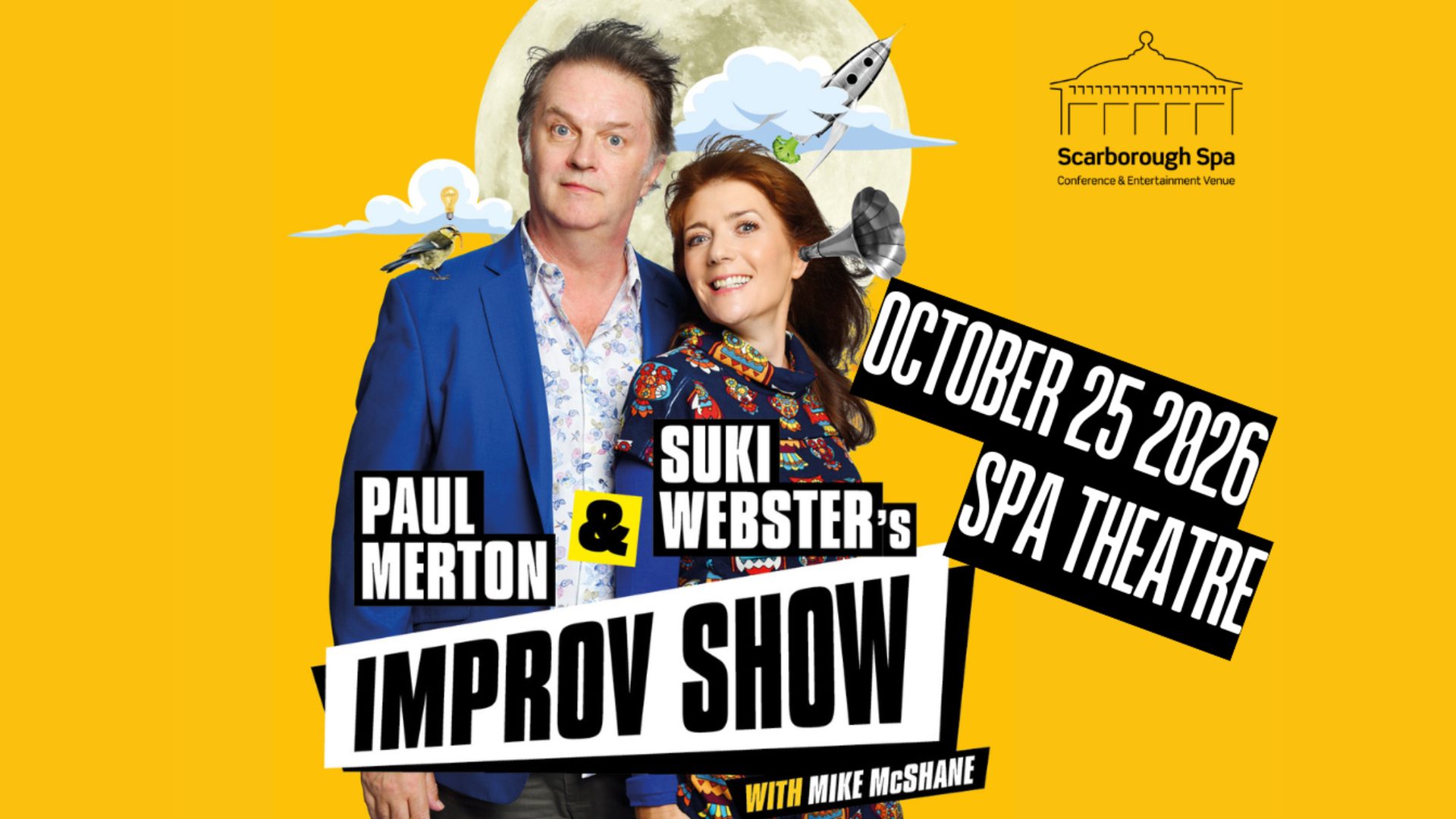 Poster: Paul Merton and Suki Webster's Improv Show with Paul Merton & Suki Webster's Improv Show, Scarborough