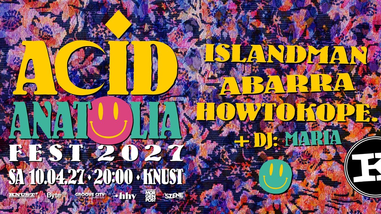 Poster: ACID ANATOLIA FEST 2027 with Islandman +2, Hamburg