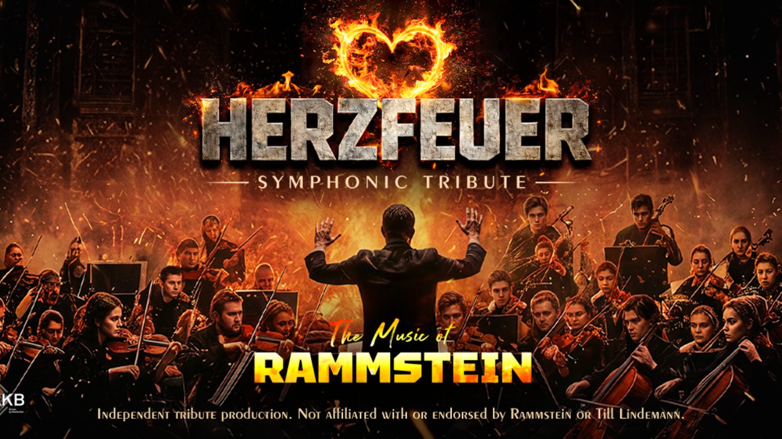 Poster: Rammstein Symphonic Tribute. Herzfeuer, Trier