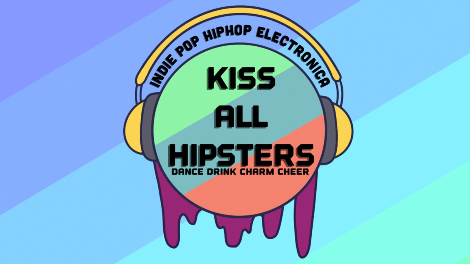 Poster: Kiss All Hipsters, Amsterdam