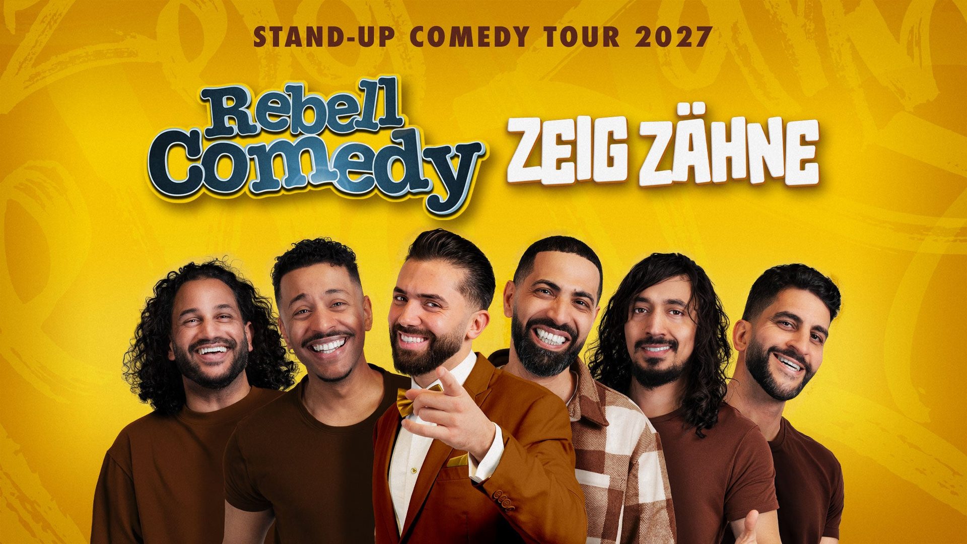 Poster: RebellComedy - ZEIG ZÄHNE with Khalid Bounouar +5, Mönchengladbach