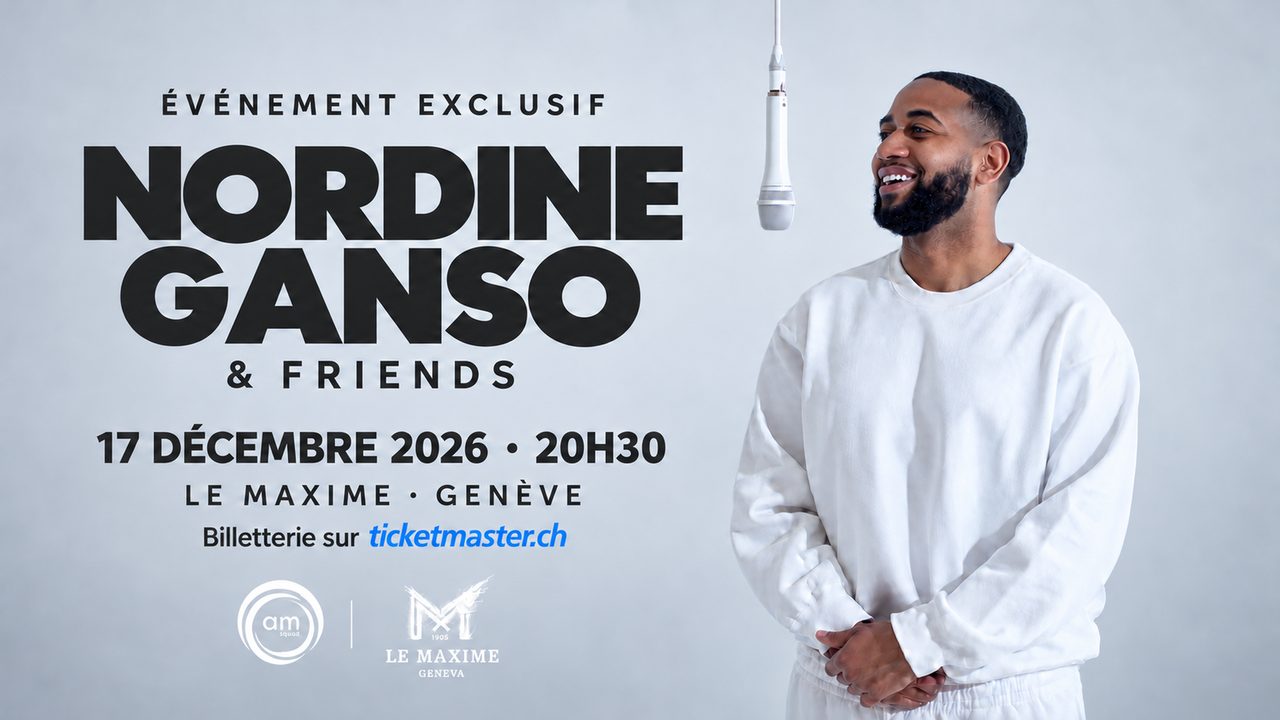 Poster: Nordine Ganso & Friends with Am Squad, Geneva