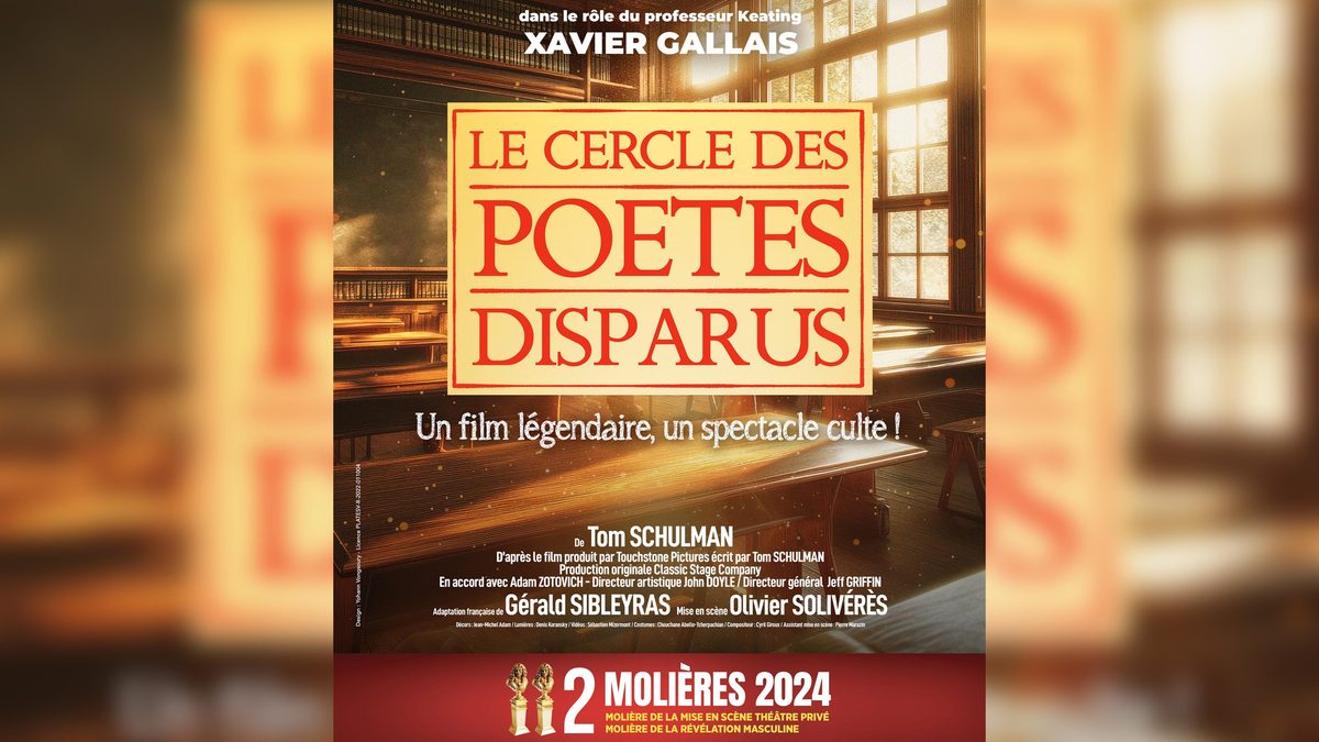 Poster: Le Cercle des poètes disparus with Abonnement Théâtre au Cirque Royal, Brussels