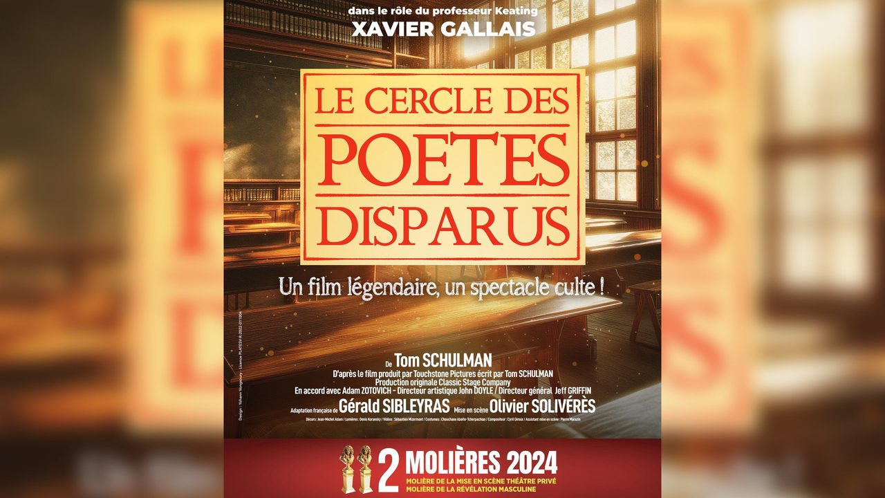 Poster: Le Cercle des poètes disparus with Abonnement Théâtre au Cirque Royal, Brussels