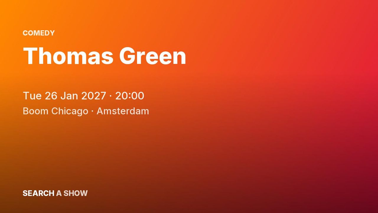 Poster: Thomas Green, Amsterdam