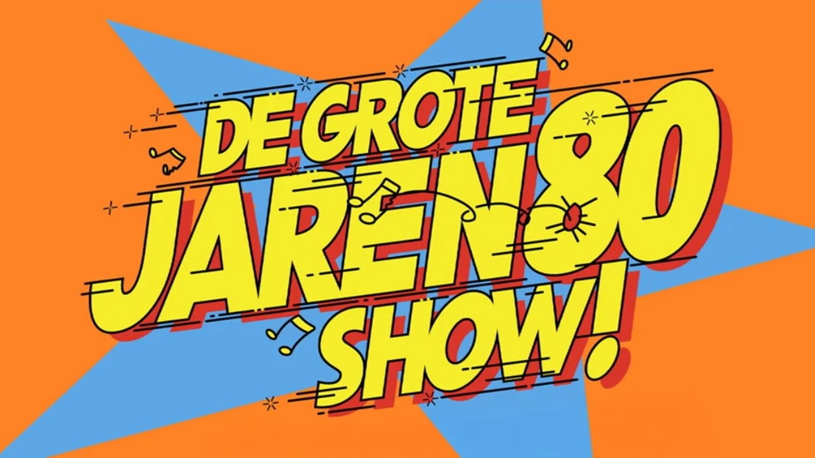 Poster: De Grote Jaren 80 show, Arnhem