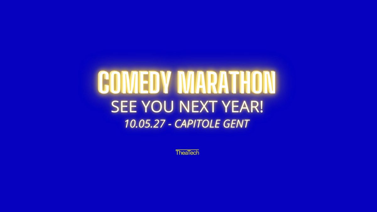 Poster: Comedy Marathon 2027, Gent