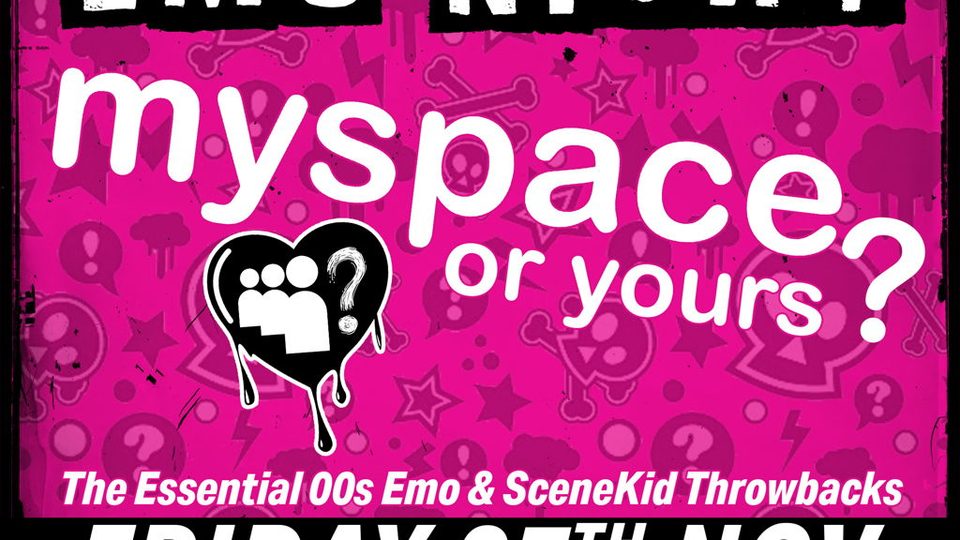 Poster: Emo Night ft. Myspace or Yours, Hertford