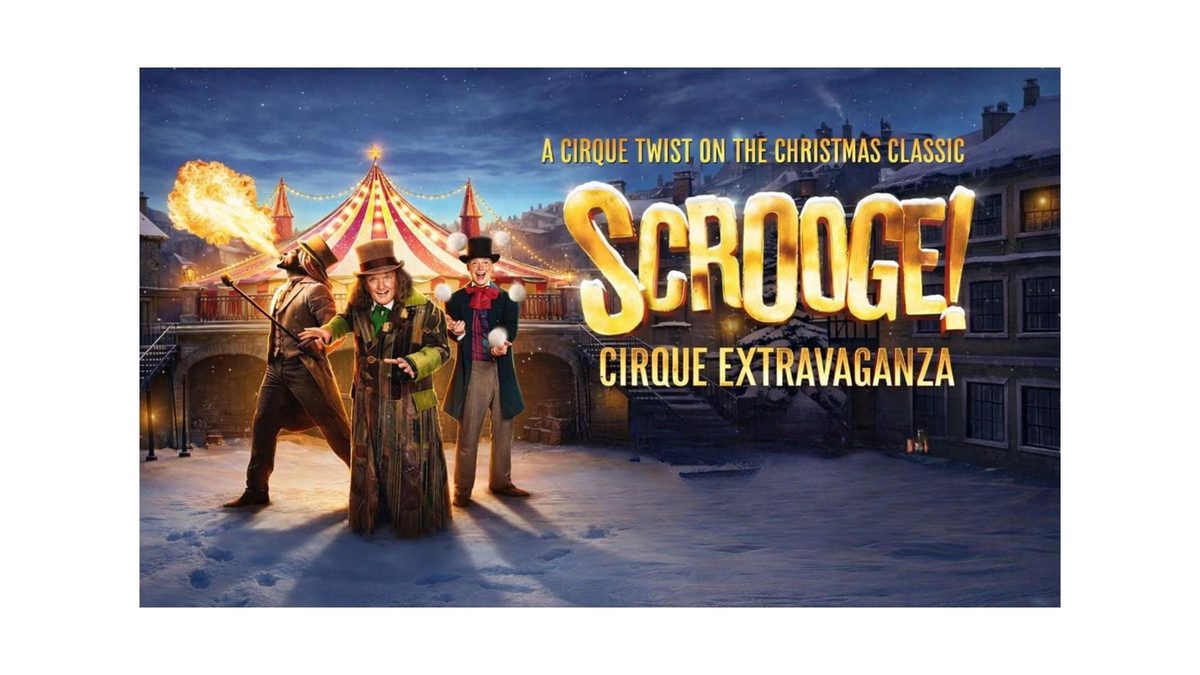 Poster: Scrooge Cirque Extravaganza, Derby