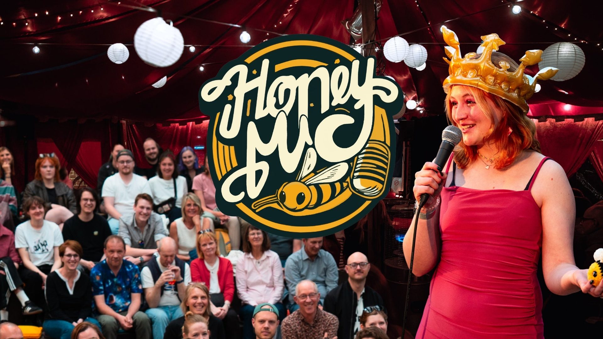 Poster: Honeyslam Hamburg - Poetryslam ohne traurige Texte! with HoneyMic, Hamburg