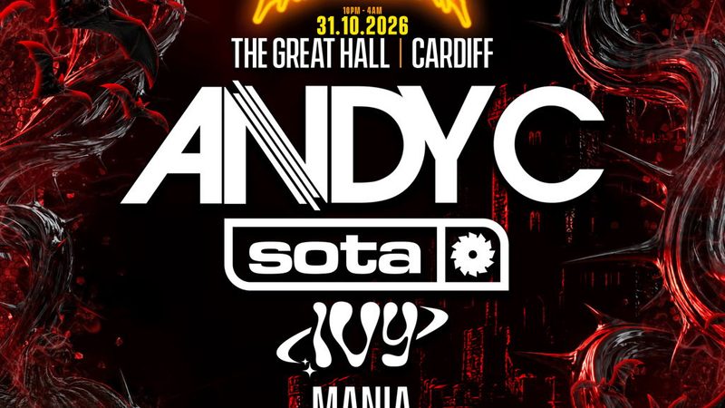 Poster: Dazed Halloween | Andy C, Sota, Ivy + more, Cardiff