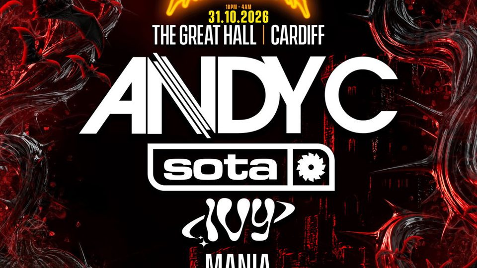 Poster: Dazed Halloween | Andy C, Sota, Ivy + more, Cardiff
