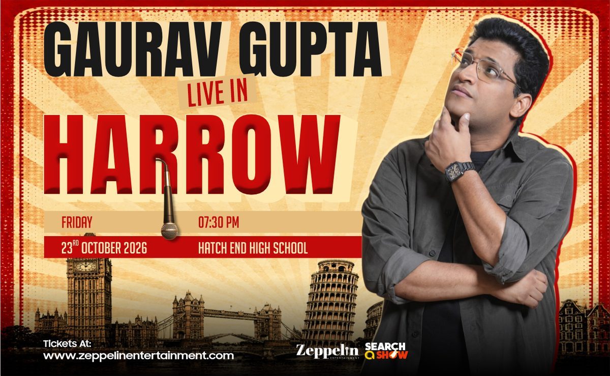 Poster: Gaurav Gupta - Live in Harrow