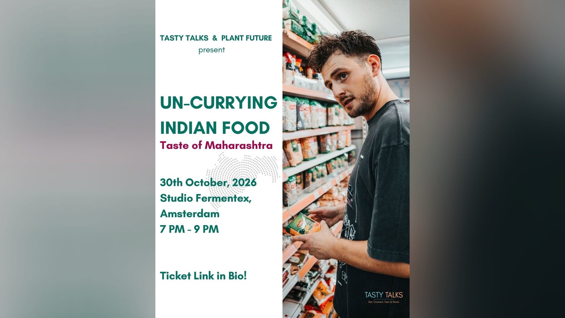 Poster: Uncurrying Indian Food – Taste of Maharashtra, Amsterdam