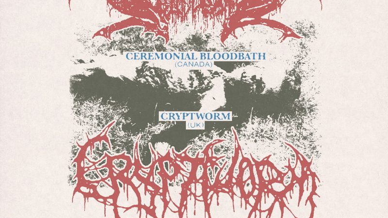 Poster: Ceremonial Bloodbath + Cryptworm, Leeds