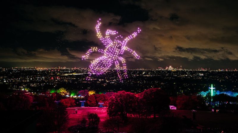 Poster: Ally Pally Fireworks & Drone Festival 2026 - Sunday with Alexandra Palace Fireworks Festival, London