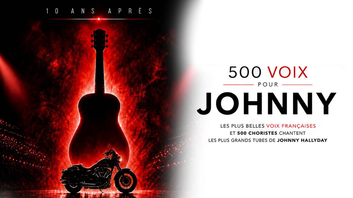 Poster: 500 VOIX POUR JOHNNY with Toujours Vivant, Forest