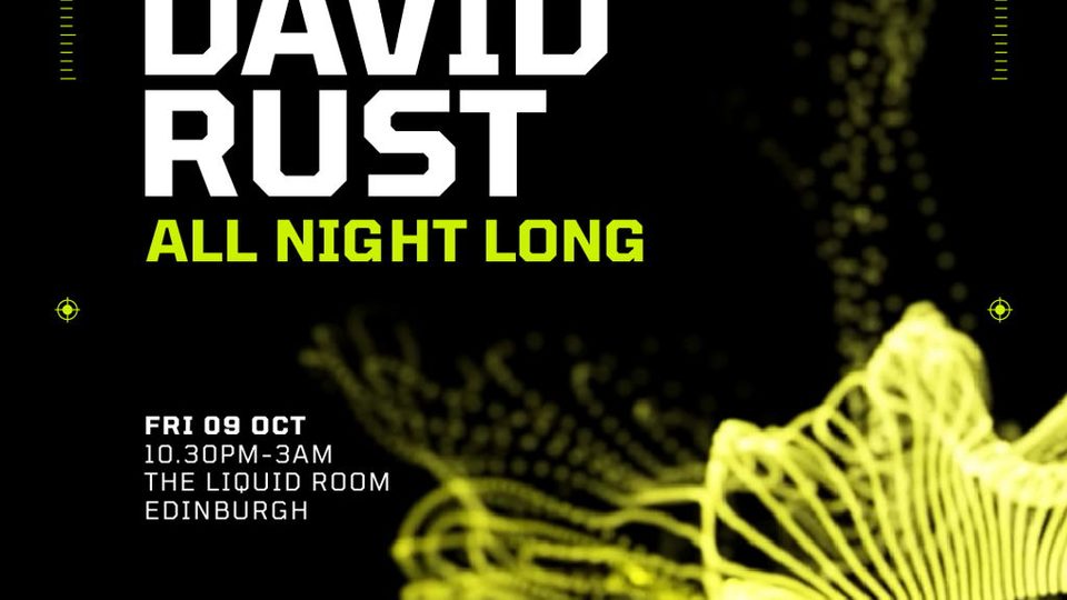Poster: Nightvision Presents: David Rust // Aberdeen, Aberdeen