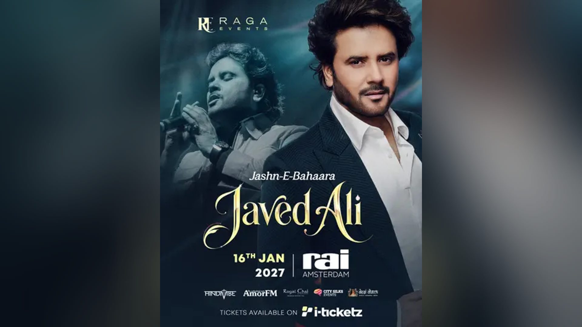 Poster: Jashn-E-Bahaara with Javed Ali, Amsterdam