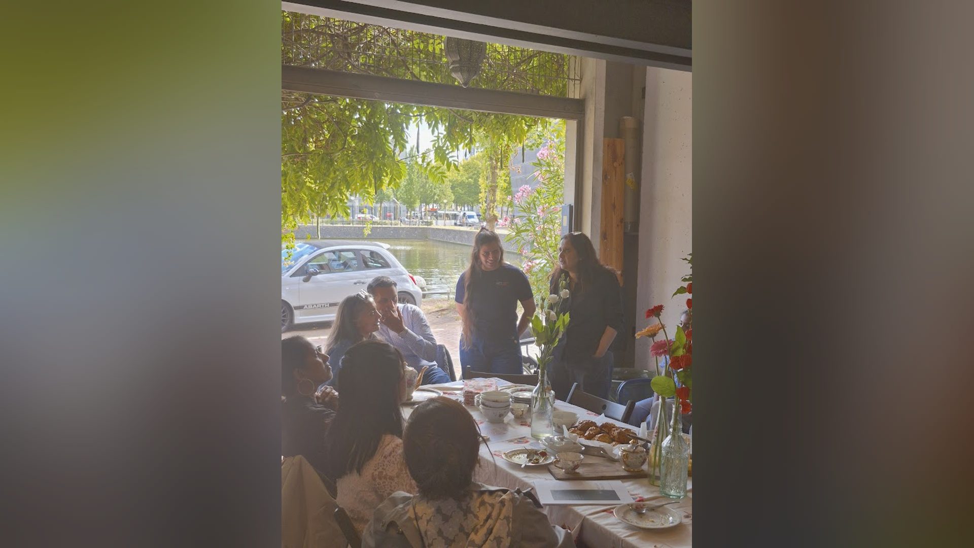 Poster: Chai & Conversations (Pakistani Dinner Edition) – An interaction With Artist Amra Khan, Amsterdam