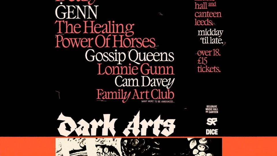 Poster: Dark Arts: Heartworms, Walt Disco, and More with deary +4, Leeds