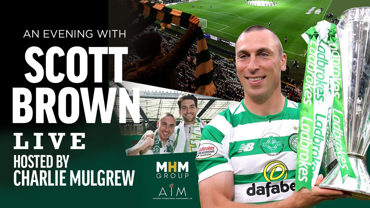 Poster: An Evening with Scott Brown, Dunfermline