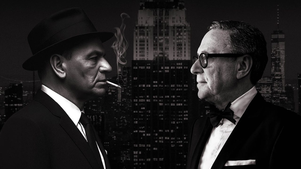 Poster: Frank Sinatra by Peter Douglas - My Way Tour with Sinatra by Douglas & Bosco, Antwerp