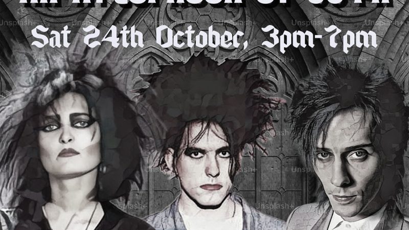 Poster: An Afternoon of Goth LONDON - Indie for the over 30s, 3pm-7pm, London