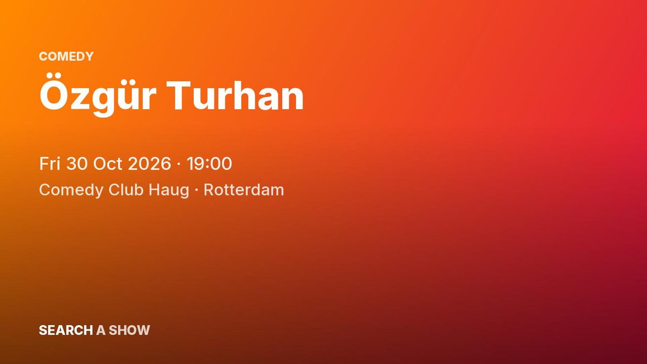 Poster: Özgür Turhan, Rotterdam