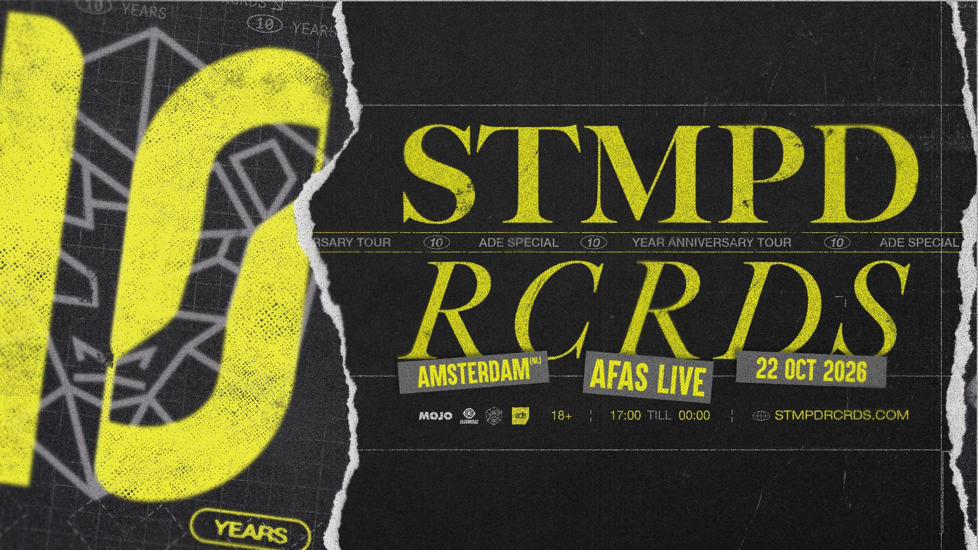 Poster: STMPD 10 YEARS - ADE with STMPD RCRDS Label Night +15, Amsterdam